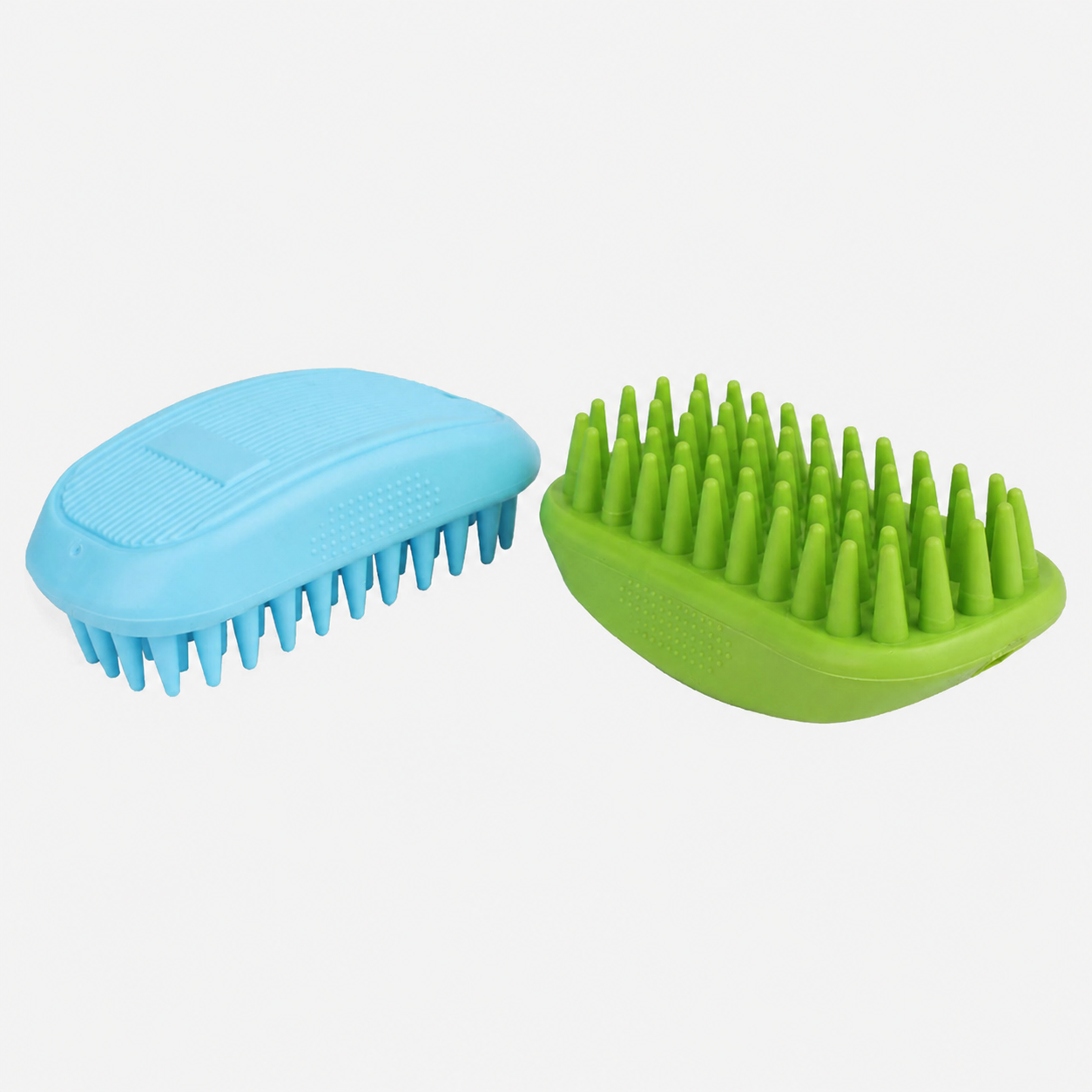 Pet Bath Massage Brush – Gentle Cleaning & De-Shedding Grooming Tool