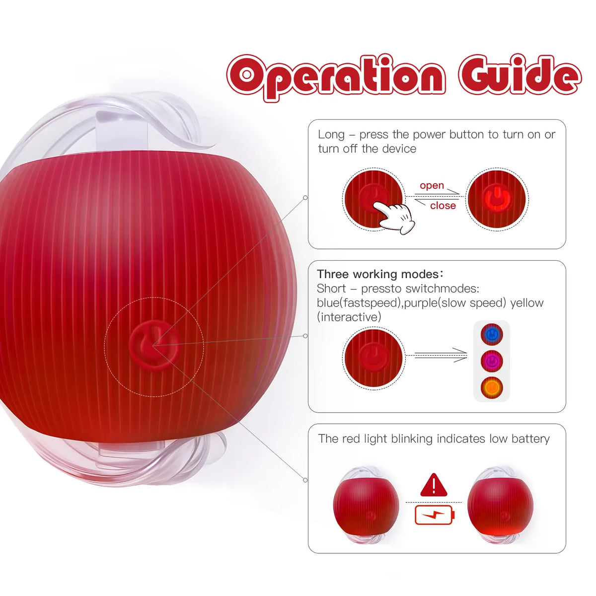 Interactive Cat & Dog Teaser Toy Ball