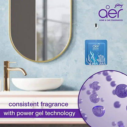 Godrej Aer Power Pocket – Long-Lasting Home Air Freshener | 5 Scents, 30-Day Fragrance
