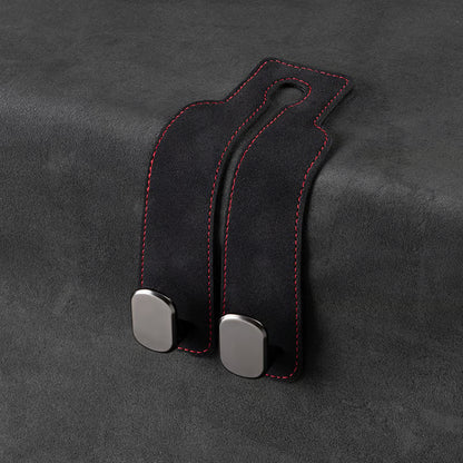 🔥LAST DAY SALE 50% OFF - 🚗Car Seat Back Alcantara Storage Hook - 💥Double Hook Holder for Convenient Storage