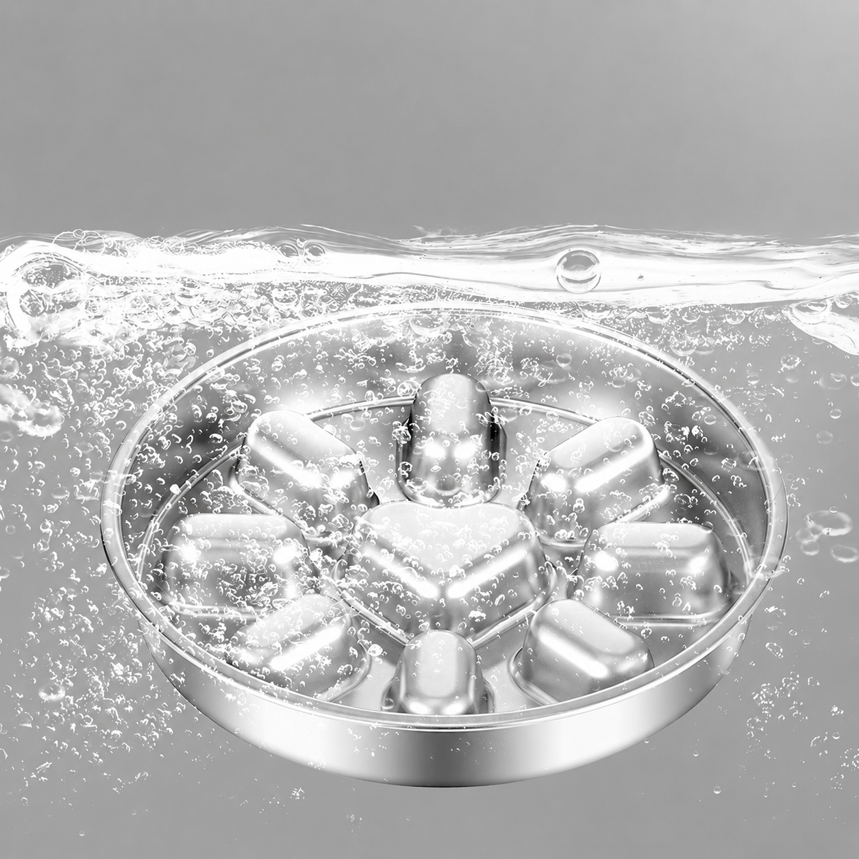 304 Stainless Steel Slow Feeder Bowl – Anti-Choke Pet Feeding Bowl