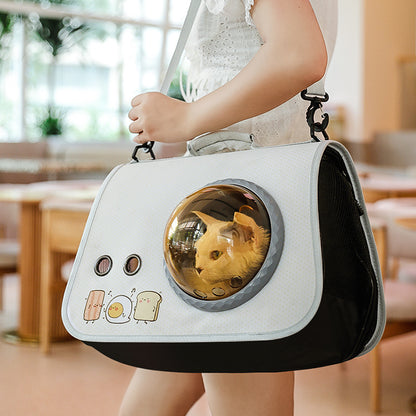 Portable Space Capsule Pet Carrier Bag