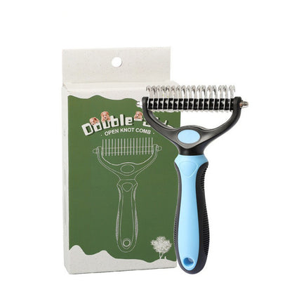 2-in-1 Pet Dematting Comb for Dogs & Cats