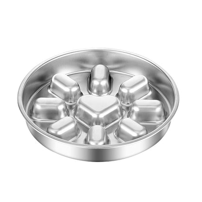 304 Stainless Steel Slow Feeder Bowl – Anti-Choke Pet Feeding Bowl
