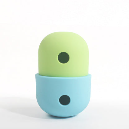 🐶 Silicone Dog Treat Dispensing Toy – Interactive Slow Feeder Chew Ball