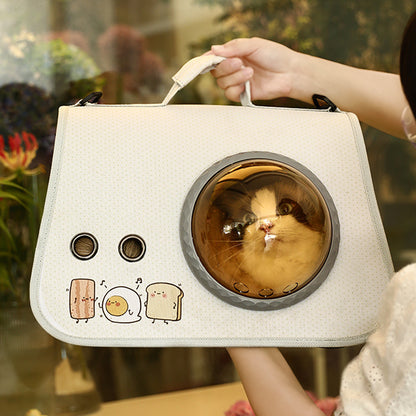 Portable Space Capsule Pet Carrier Bag